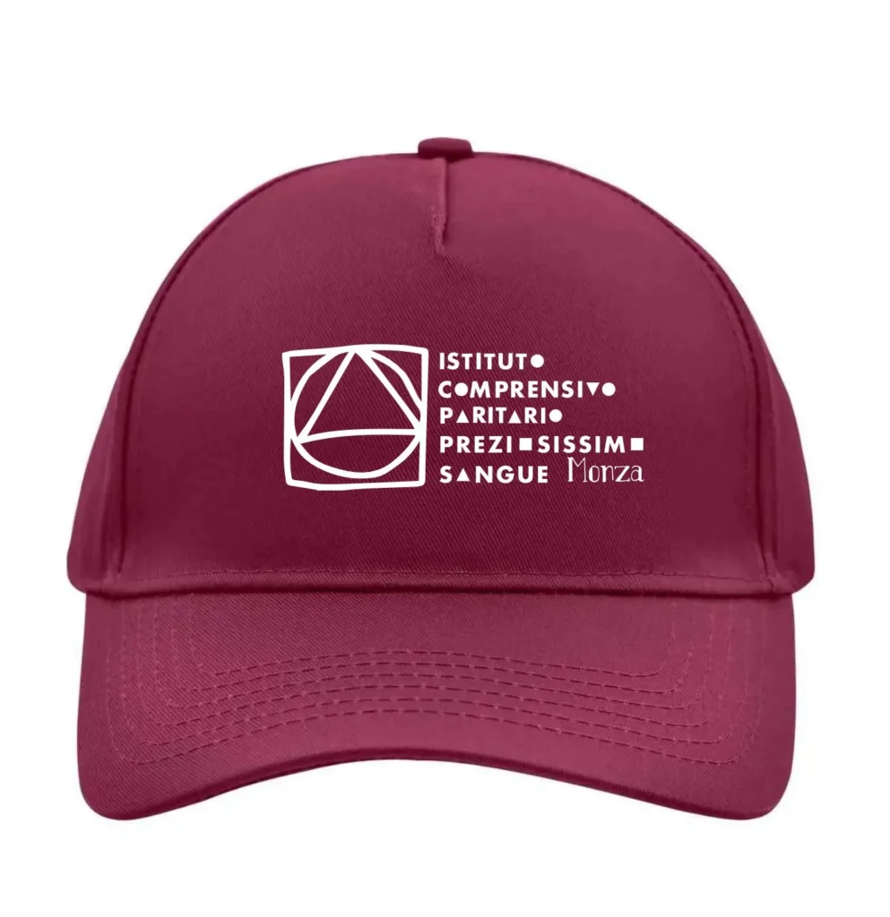 preziosine cappellino monza prugna visiera overcut