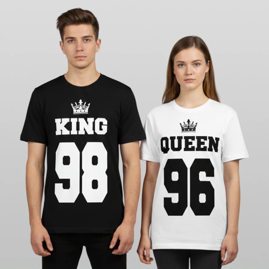 tasto couple t shirt overcut